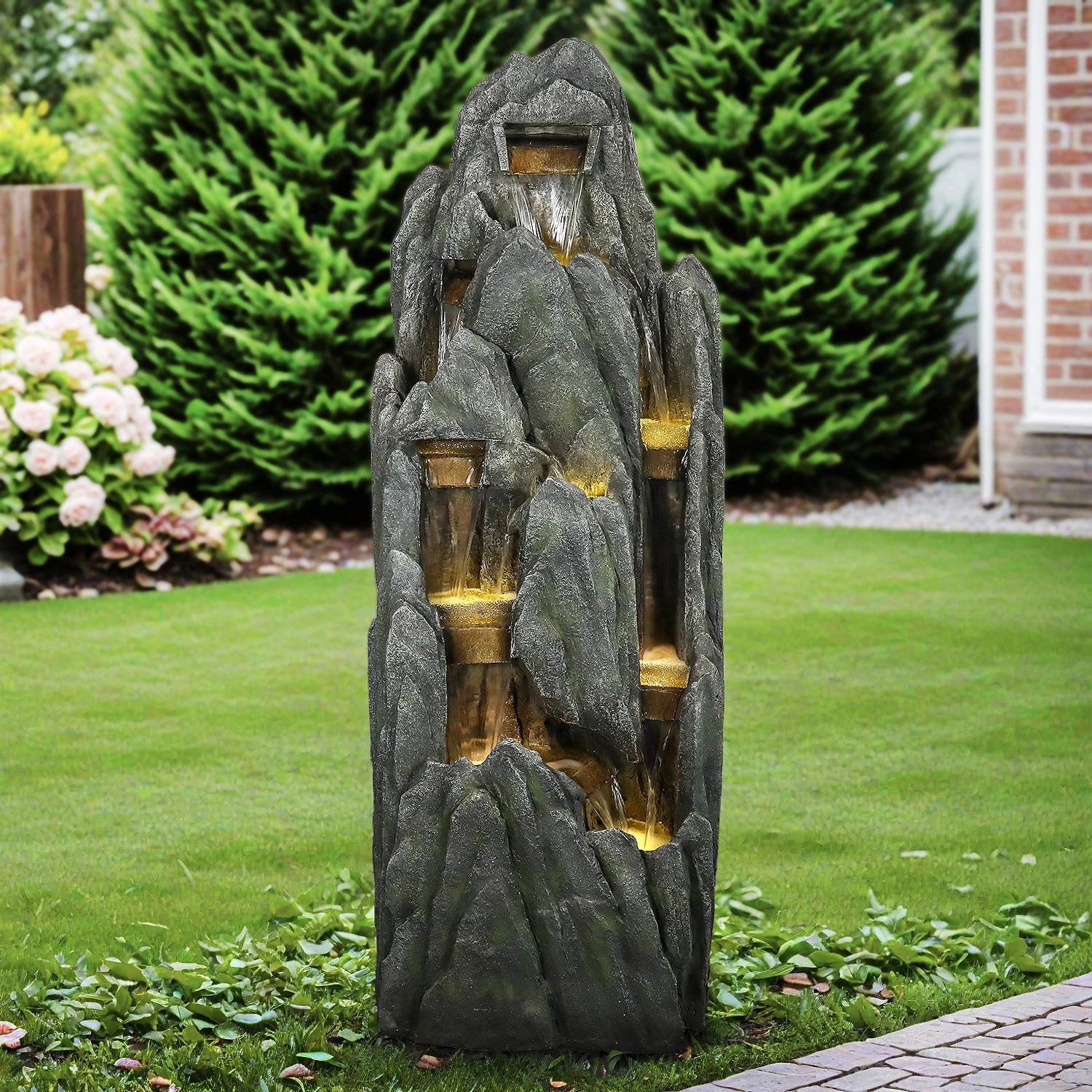 product_image_1765395526 Outdoor Rockery Water Fountain with LED Lights