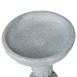 Outdoor Birdbath for Garden and Yard - Concrete Birdbaths to Create a Lively Atmosphere-21.2"H